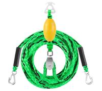Sangle de remorquage de bateau - Faisceau de contrôle de lavage de bateau | Plateau tournant | 119,69 x 3,15 x 3,15 pouces, PE, métal, 4 conducteurs hauts compartiments pour sports nautiques pour