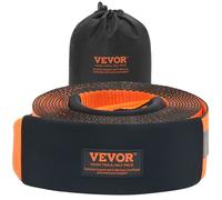 Sangle de Remorquage de Récupération-VEVOR-101,6 mm x 9,1 m-à Triple Boucle-21092 kg-Protection des Arbres,Sac de Rangement
