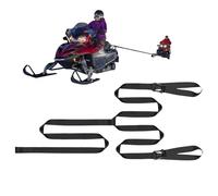 Sangle de remorquage, outil de sécurité haute résistance avec crochet | Corde de remorquage de sécurité pour luge et moto de neige pour l'hiver hors route véhicule luge Snowboards ATV Recre