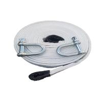 Sangle De Remorquage Voiture 4M/5M/6M/7M/8M/9M/10M, Corde De Remorquage Voiture,avec 2 Crochet En Acier,Câble De Remorquage De Voiture 5-25 Tonnes,Heavy Duty Tow Rope Sac Rangement ( Size : 9m(19T) )
