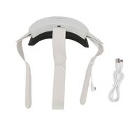 Sangle de remplacement Elite pour Oculus Quest 2, sangle de tête à conception équilibrée pour une pression faciale réduite et sangles latérales