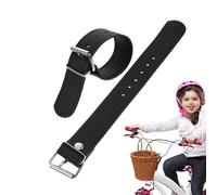 Sangle De Remplacement pour Le Panier De Vélo - Sangles de Remplacement en Cuir pour Sacoches de Bicyclette - Système Détachable Rapide Réglable pour Trotinettes et Sorties Familiales en Extérieur