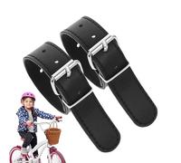Sangle de Remplacement pour Panier de Vélo,Sangles de Remplacement en Cuir pour Sacoches de Bicyclette | Accessoire Réglable de Soutien à la Conduite pour