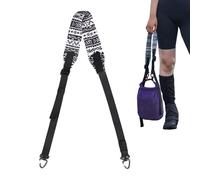 Sangle De Remplacement pour Sac,Bretelle Remplacement Adjustable - Courroie Confortable avec Crochet Métallique pour Valise Voyage Plage Déménagement Randonnée Bureau Appareil Photo
