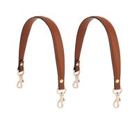Sangle de réparation de sac à main | Poignée courte incurvée en cuir synthétique avec matériel, 58,5 cm / 23in pour un transport quotidien