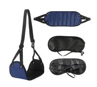 Sangle De Repose-Pieds D'Avion 1 Pièce Avec Masque Pour Les Yeux 1 Pièce, Repose-Pieds De Voyage En Avion Portable, Repose-Pieds Suspendu Réglable, Accessoires De Voyage En Avion