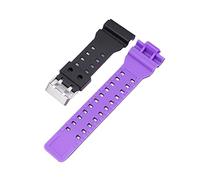 Sangle de résine GA-100/110/120/150/300/400/700 GD-100/110/120 G-8900 GLS-100 Silicone Watch Band Accessories 16 mm pour Casio Fit pour la sangle de montre G-Shock (Couleur: Black Red, taille: 16