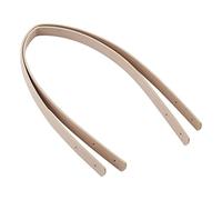 Sangle de sac à bandoulière en cuir synthétique de 60 cm, poignée de sac à main universelle amovible, poignée de rechange pour sac à main (beige)