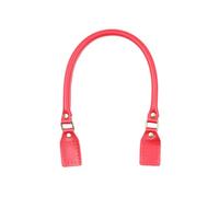 Sangle de sac à bandoulière en cuir véritable, 1 paire, 40-60cm, poignée de remplacement pour sac à main, ceinture,Rouge,60 cm