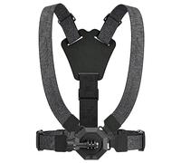 Sangle de sac à dos avec clip de fixation pour appareil photo Vlog Sangle de poitrine Noir