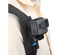 Sangle De Sac À Dos Monture Support De Bandoulière Avec Ajustable Épaulière Et J-Crochet Pour Gopro Hero/Session, Xiaomi Yi 4K, Sjcam, Apeman, Crosstour, Victure, Akaso, Campark Ac[Hero2922]