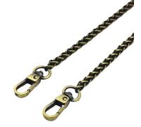 Sangle de sac à main 40 Cm / 60 90 100 110 120 DIY Or et Argent Pistolet Noir Bronze Brossé Épaule Sac À Bandoulière Chaîne avec Petit Pochette Accessoires De Remplacement Bandoulière(60cm)