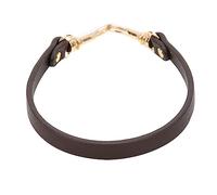 Sangle de sac à main en cuir 31CM |Sangle de remplacement DIY pour sacs à main/sacs messagers/portefeuilles |2 anneaux en D en métal, 8 options de couleurs, matériau en cuir fendu (Coffee)