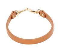 Sangle de sac à main en cuir 31CM |Sangle de remplacement DIY pour sacs à main/sacs messagers/portefeuilles |2 anneaux en D en métal, 8 options de couleurs, matériau en cuir fendu (Tan Yellow)