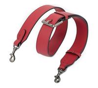 Sangle de Sac à Main en Cuir grainé réglable Bretelles de Sac à Main de Remplacement pour Sacs à Main Fermoir Noir Bourgogne