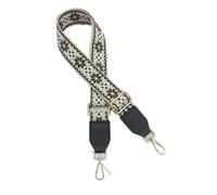 Sangle de Sac Accessoires de Sac bandoulière réglable Simple Polyvalent Remplacement à Dos Sangle Toile pour Voyager(Rice Black)