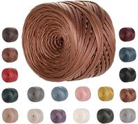 Sangle de sac au crochet, aspect similicuir, fil de polyester épais, pour sacs, paniers et décorations DIY