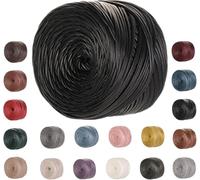 Sangle de sac au crochet, aspect similicuir, fil de polyester épais, pour sacs, paniers et décorations DIY