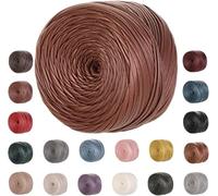 Sangle de sac au crochet, aspect similicuir, fil de polyester épais, pour sacs, paniers et décorations DIY