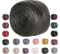 Sangle de sac au crochet, aspect similicuir, fil de polyester épais, pour sacs, paniers et décorations DIY