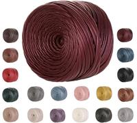 Sangle de sac au crochet, aspect similicuir, fil de polyester épais, pour sacs, paniers et décorations DIY