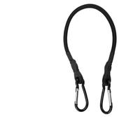 Sangle de sac de chariot de golf de 450 mm avec clips élastiques entièrement réglables pour chariot de golf, camping, bâches, vélo, moto, tente (noir)