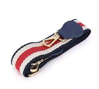 Sangle de Sac en Cuir réglable, pièce de Rechange pour Ceinture de Sac à Main, Accessoire de Bricolage Manuel 3.8cm Marron Rouge Rose café Vert Bleu foncé pour Sacs (13# Bleu foncé Rouge)