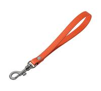 Sangle de Sac en Cuir véritable pour Sac à Main Pochette, Sangle de Poignet pour Sac, Sangle de Sac pour Portefeuille, lanière pour Carte d'identité Fermeture en Or Orange