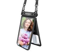 Sangle de sac étanche à double poche - Sac de téléphone étanche flottant | Grand étui étanche transparent, voyage en croisière en kayak de natation, accessoire de voyage pour
