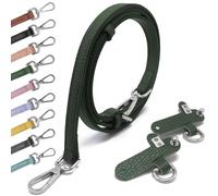 Sangle De Sac pour A Main Sac Longchamp Bandoulière Femmes Bretelle Remplacement Bag Purse Strap Réglable Dark Green Silver 1.2cm