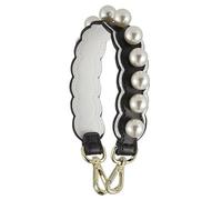 Sangle de Sac pour Sac à bandoulière, Accessoires de Sac à Perles pour Pochette, anses de Sac pour Porte-Monnaie et Sac Bracelet Fermeture en Or Noir-Blanc