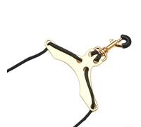Sangle de saxophone en cuir PU réglable pour ténor et alto avec crochet de stabilité