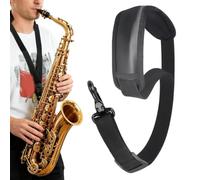 Sangle de saxophone respirante épaisse et douce universelle réglable | Sangle d'épaule rembourrée pour école, salle de classe, studio, concert, théâtre, orchestre, scène de répétition