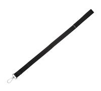Sangle de Seau Réglable, Crochet Fer, Fixation Rapide Extérieure | Nylon Noir Résistant, Longueur Ajustable, Mousqueton Pivotant Détachable, pour Mangeoires et Abreuvoirs D’écurie
