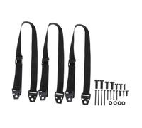 Sangle de Sécurité Antichute Tv et Meuble 3 Pièces Noir | Polyester et Pp, Réglable, Usage Maison, Protection Garçon et Filles, pour Tv et Cabinet