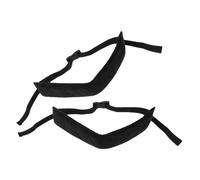 Sangle de Sécurité pour Chaise Haute Bébé 2 Pièces en Tissu Noir | Réglable, Portable et Léger, pour Nourrisson, Usage avec Chaises Hautes et Caddie de Supermarché