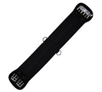 Sangle de selle courte en néoprène sans extrémités élastiques Stübben Noir 80 cm