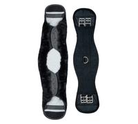 Sangle de selle courte en peau d’agneau Waldhausen Noir 80 cm