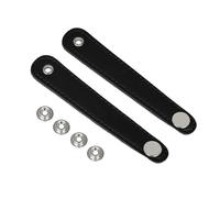 Sangle de soufflet accordéon noire unique avec bords renforcés et systèmes de fixation sécurisés adaptée pour offrir une boucle d'accordéon durable