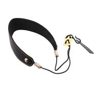 Sangle de Soutien pour Clarinette avec Crochet Métal Réglable Noir | PU et Métal, Plaque Suspendre Incluse, Attache Rapide, Soutien Ergonomique pour Étudiants et Professionnels