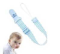 Sangle de sucette, sucette avec clip, Laisse de support universelle anti-chute pour sucette et anneau de dentition, Porte-sucette en laisse, support universel pour jouets de dentition, anneaux