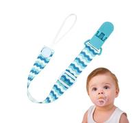 Sangle de sucette, sucette avec clip | Sangles de dentition anti-chute pour sucette | Porte-sucette en laisse, support universel pour jouets de dentition, anneaux de dentition, ficelle de