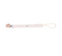 Sangle de Support de Sucette, Attache-tétine Souple pour bébé avec Boucle en Métal (Lapin)