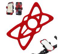 Sangle de support de téléphone portable | Bandes et balles en silicone pour motos et vélos - puissant guidon de thé électrique sterling à montage | Fidutres de smartpho