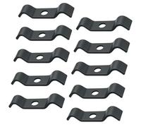 Sangle de support de tuyau de conduit - 10 pièces, outil rigide réglable robuste | Support de sangle de tube | Pince à Clip de Tension pour plomberie, mur intérieur et extérieur, eau, maison, salle de