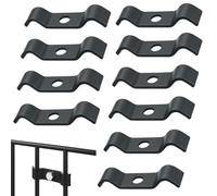Sangle De Support Pour Conduit,10 Pièces Outil Rigide Réglable À Usage Intensif | Sangle de Support pour Tuyaux en Acier Inoxydable - Plomberie Montage Fixation Intérieur Extérieur Mur Eau Maison