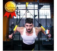 Sangle de Suspension - LUNAVO - Réglable 145-200CM - Élastique - Fitness - Intensif