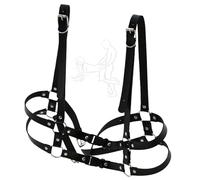 Sangle de suspension noire pour yoga, adaptée à la pratique du yoga