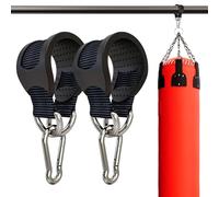 Sangle de suspension pour sac de boxe - 1 paire de sangles de suspension robustes pour sac de sable, poulie, hamac, anneaux de gymnastique