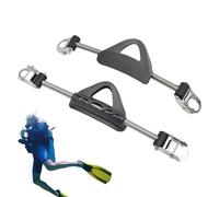 Sangle de Talon à Ressort pour Palmes de plongée sous-Marine,Sangle pour Palmes de plongée,1 Paire de Sangles pour de réglables | Sangle d'aileron de Talon à Boucle à